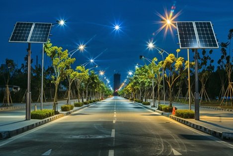solar street lights public infrastructure image-1